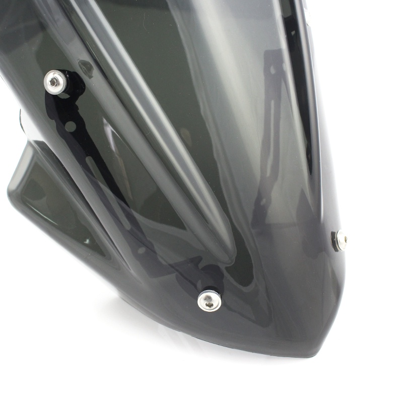 Kính Chắn Gió Kèm Giá Đỡ Dành Cho Xe Mô Tô KAWASAKI Z900 2017 2018 2019 Z 900 Màu Đen
