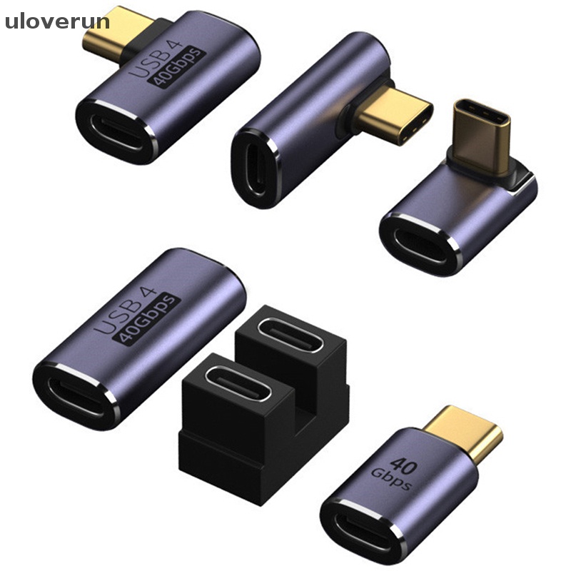 Đầu Chuyển Đổi USB4.0 40Gbps OTG Thunderbolt3 8K @ 60Hz 100W 5A USB C Sang Type C Cho Macbook vn