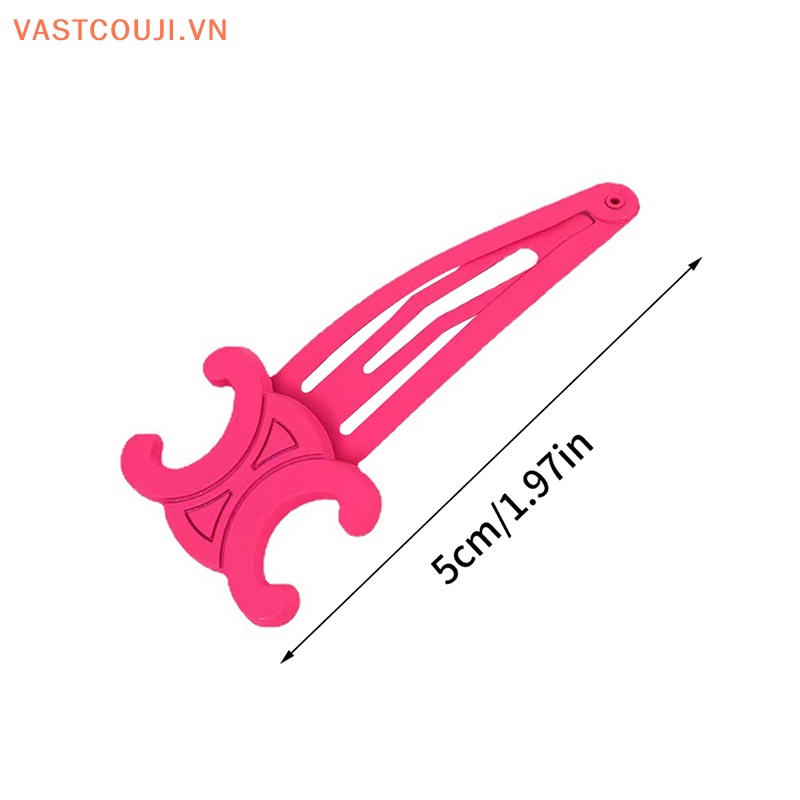 Kẹp Tóc Kim Loại 8cm Màu Vàng Thời Trang Hàn Quốc Cho Nữ