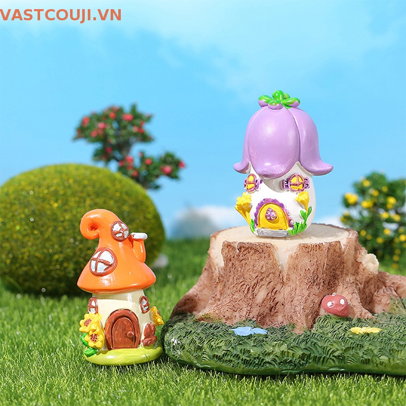 Mô Hình Lâu Đài Nàng Tiên VASTJI Mini Nhiều Màu Dễ Thương Trang Trí Tiểu Cảnh / Để Bàn Trang Trí Nhà Cửa