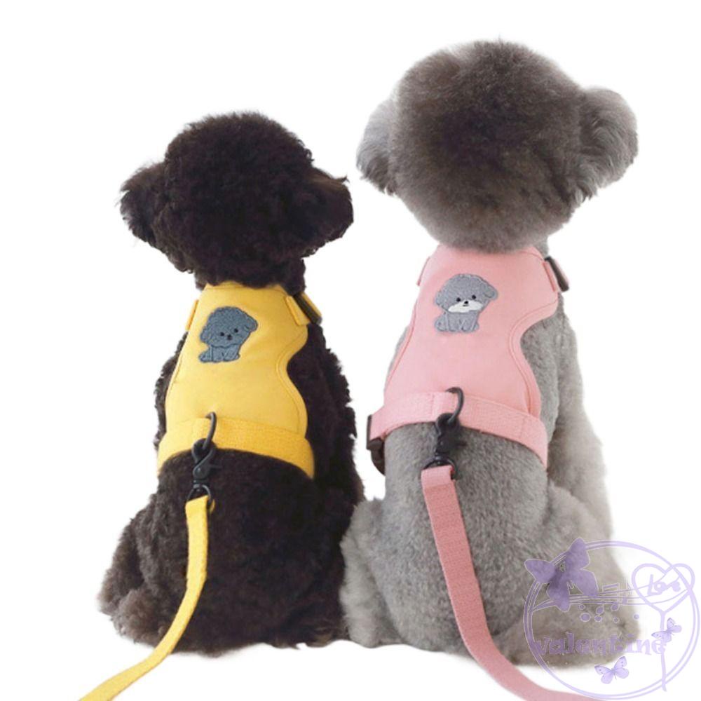 Dây Dắt Thú Cưng Đi Dạo Chống Lạc Họa Tiết Hoạt Hình Dễ Thương