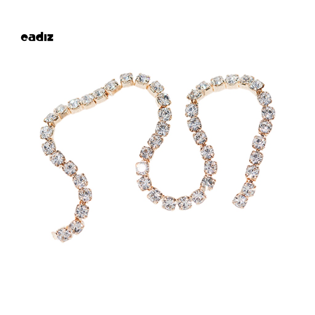 Set 6 Phụ Kiện Dây Xích 3D Đính Đá Trang Trí Móng Tay Nghệ Thuật DIY