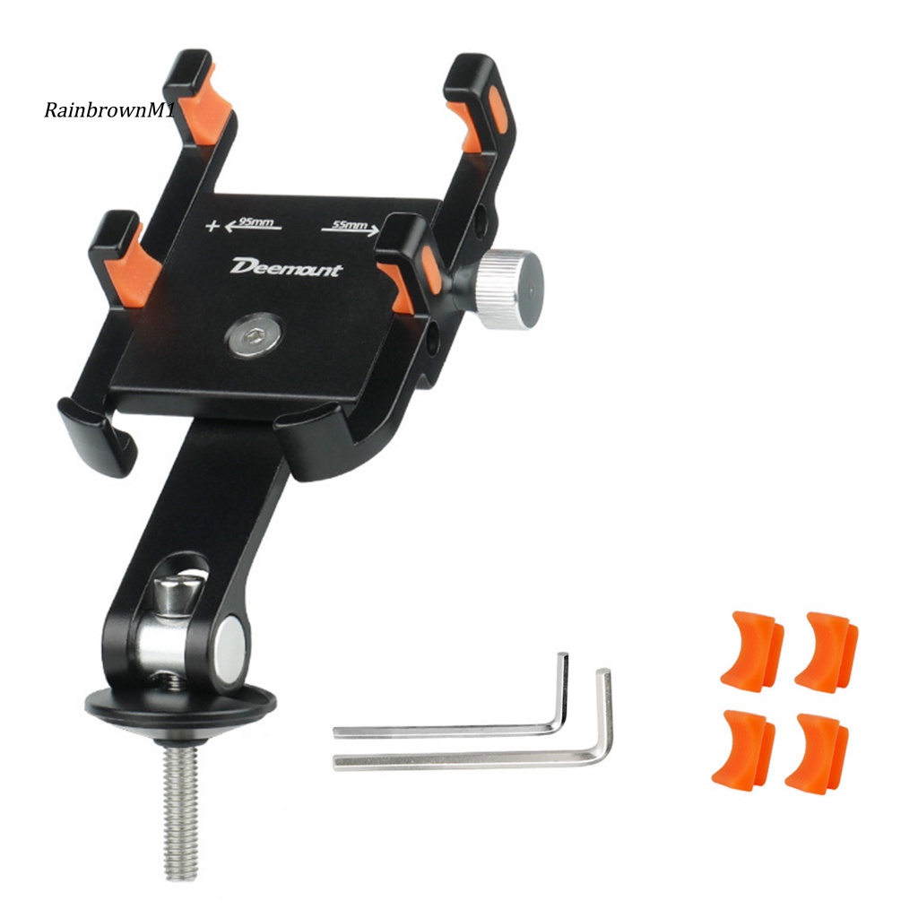 1 Bộ Giá Đỡ Điện Thoại Có Thể Điều Chỉnh Gắn Xe Đạp Tiện Dụng