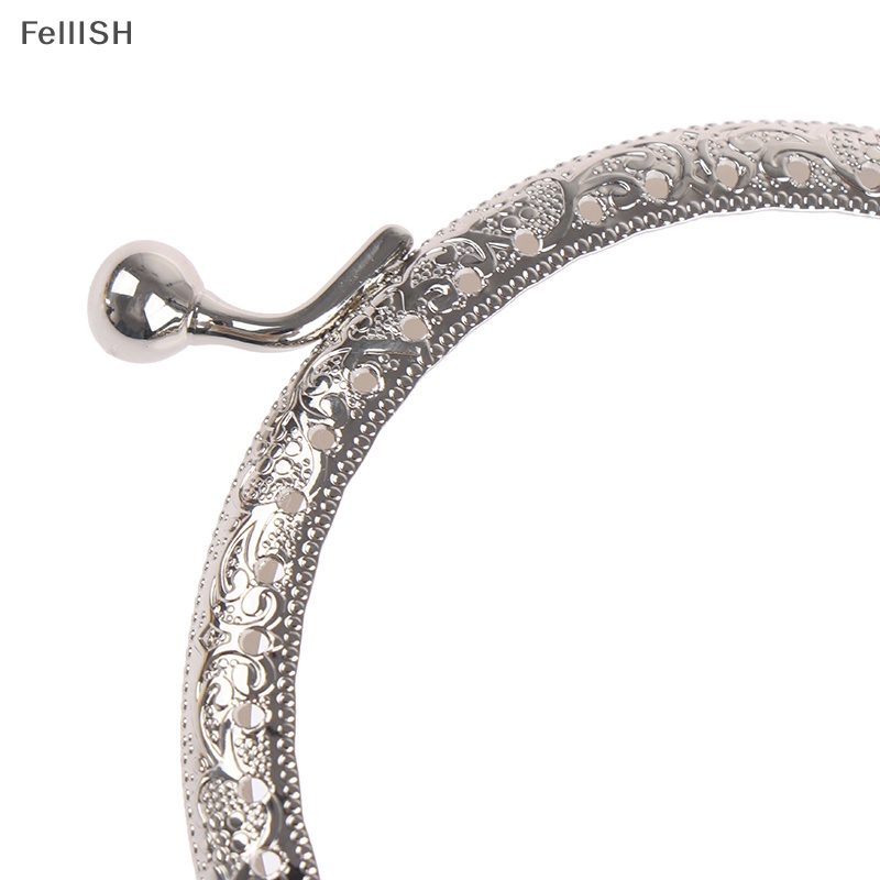 Khóa Cài Túi Xách Hình Tròn Bằng Kim Loại 8.5cm 439br