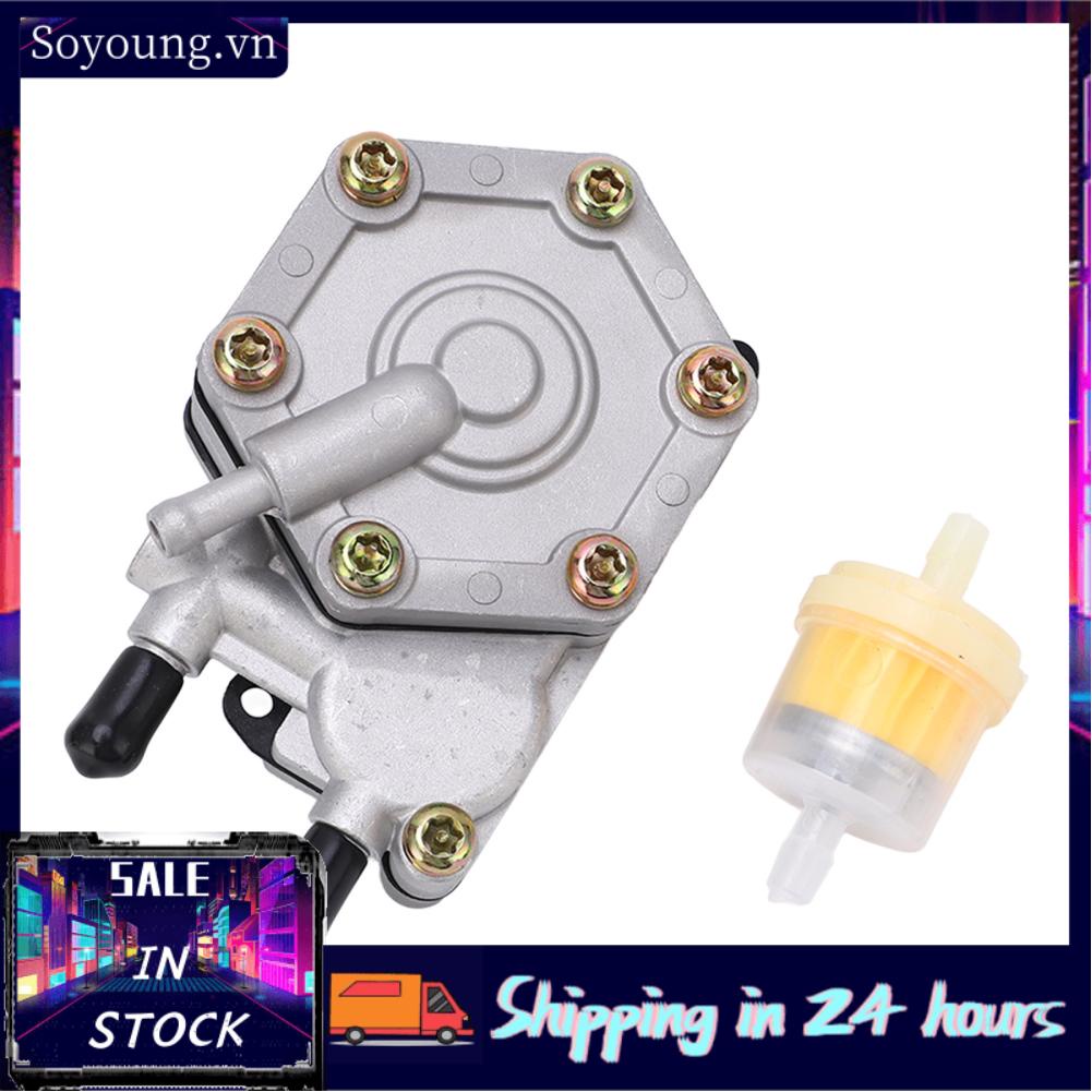 Soyoung Fuel Pump  Direct Replacement Portable Fuel Pump Kit 15100-19B10 Longer Lifespan Solid Construction Engine Protection  for Motorcycle