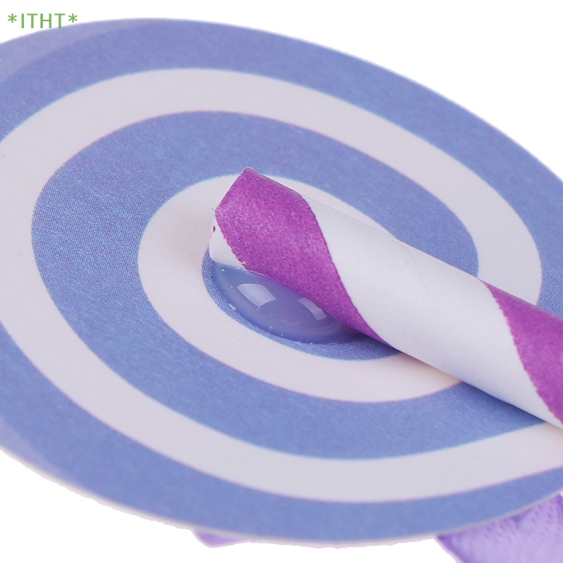 Set 6 Que Cắm Trang Trí Bánh Hình Kẹo Mút Thắt Nơ Xinh Xắn Mới