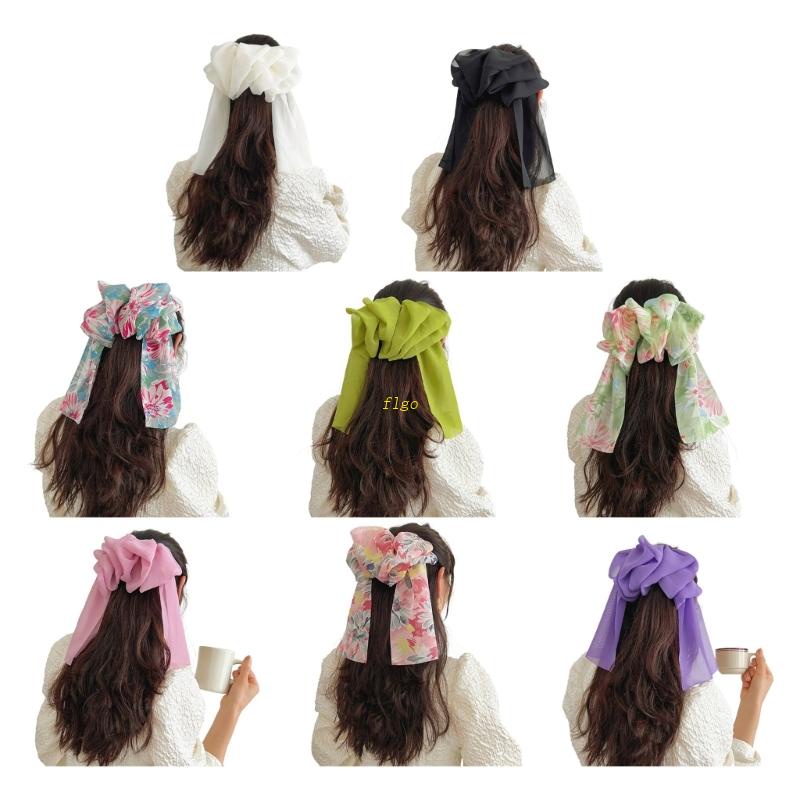 Kẹp Tóc Hình Nơ Nhiều Lớp Phong Cách Đồng Quê Thời Trang Xuân Hè Cho Bé Gái