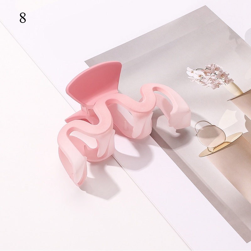 Kẹp Tóc Bằng Acrylic Màu Sắc Ngọt Ngào Thời Trang Cho Nữ