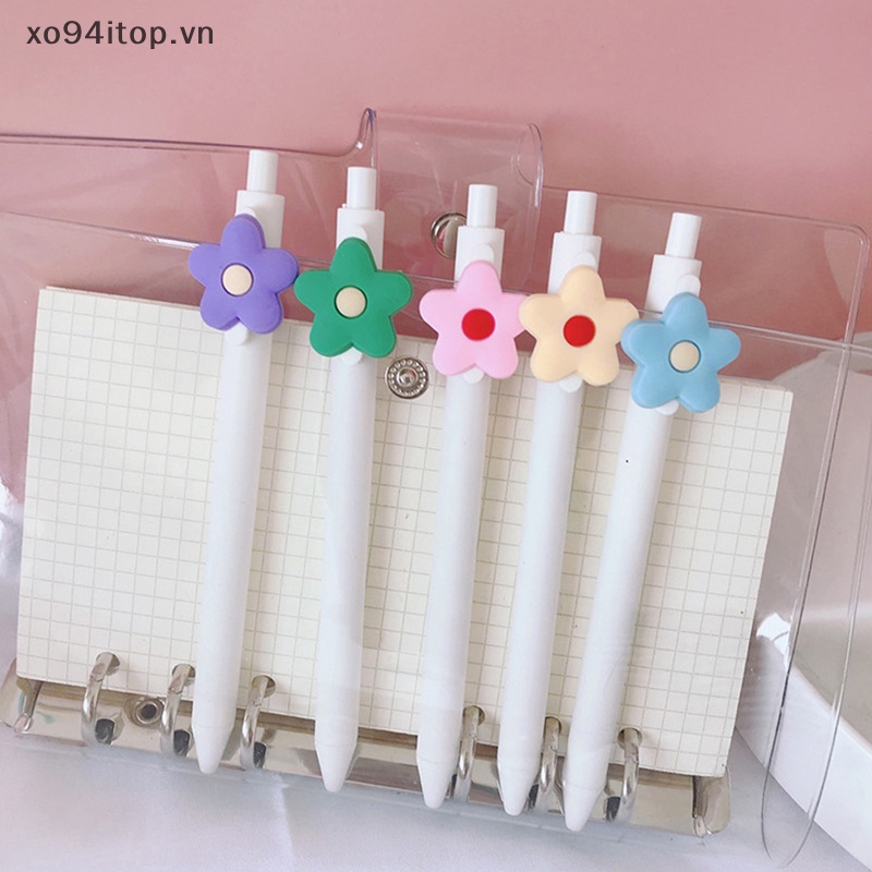 1 Bút Nước Ngòi 0.5mm Hình Bông Hoa Dễ Thương