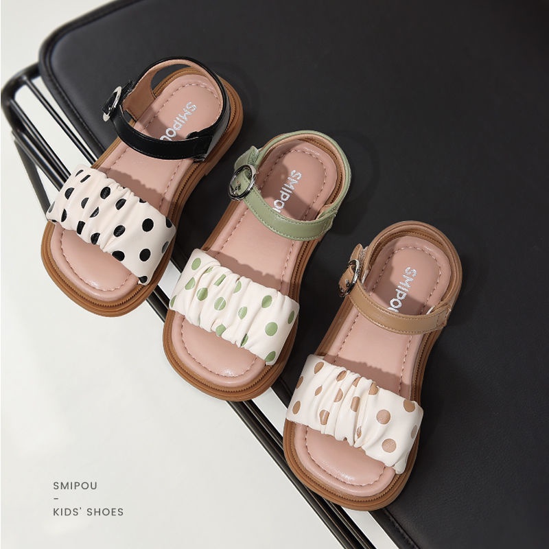 Giày Công Chúa Đế Mềm Thời Trang Mùa Hè 2023 Cho Bé Gái 5-6 - 7-8 Tuổi