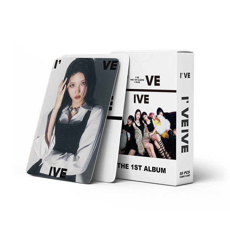 IVE LOMO Card Set 55 Tấm Thẻ Ảnh I'VE IVE Hình Nhóm Nhạc