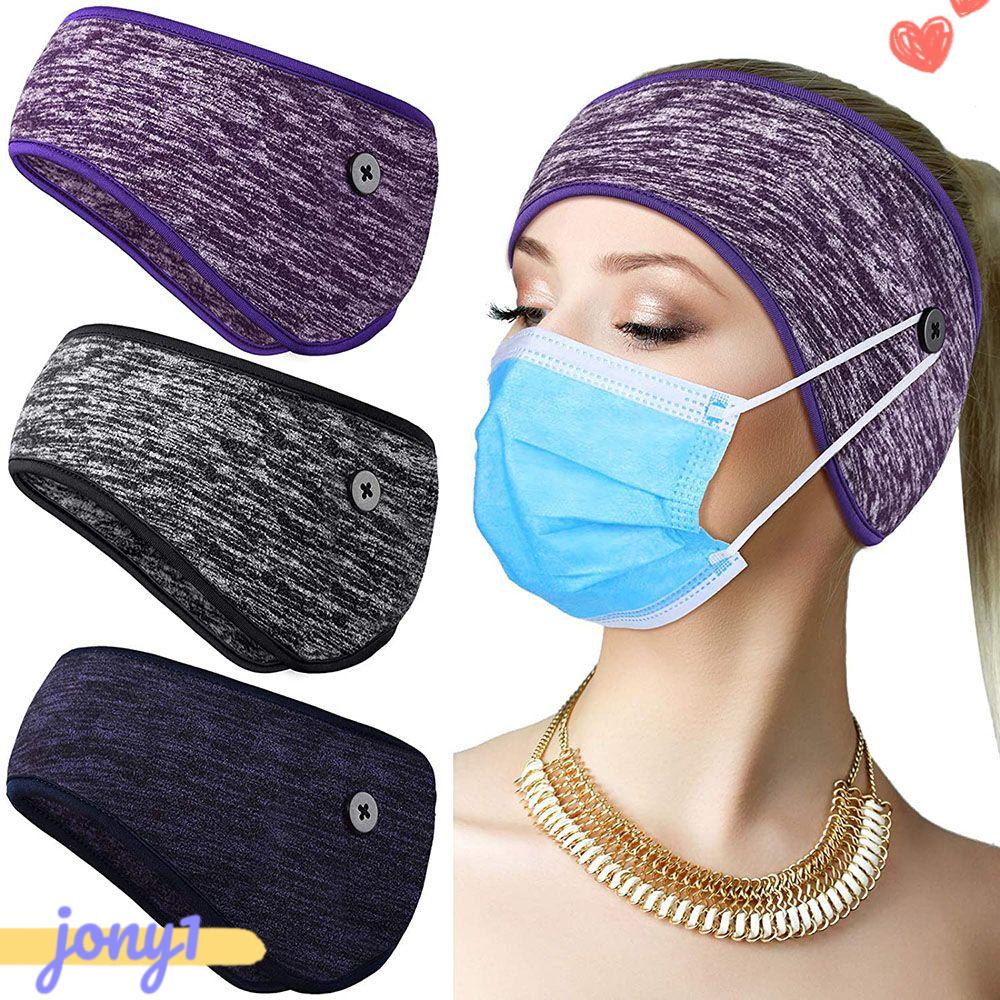 Băng Đô Cài Tóc Che Tai Bằng Vải Lông Cừu Thấm Hút Mồ Hôi Dùng Khi Chạy Bộ