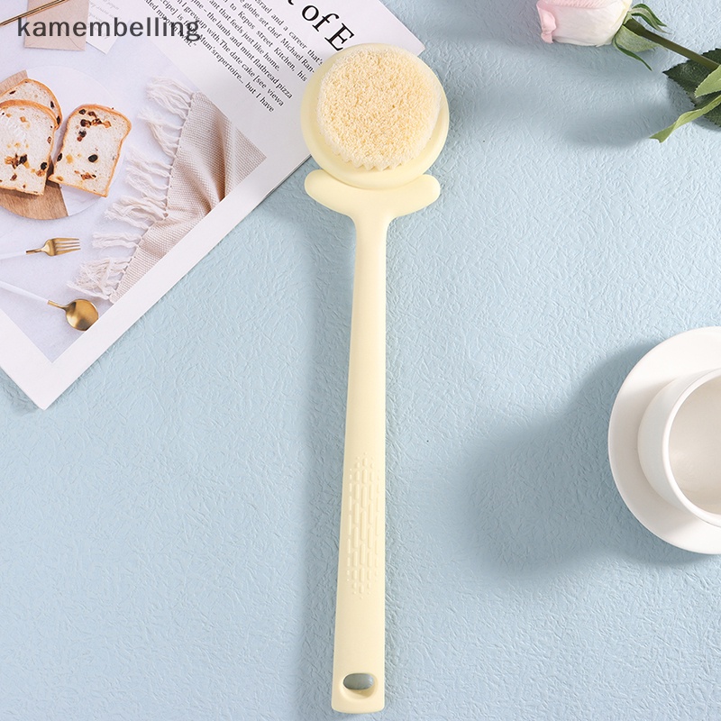 Kamembelling Bàn Chải Chà Lưng Tẩy Tế Bào Chết Mát Xa Cơ Thể Tay Cầm Dài Mềm Mại Tiện Dụng