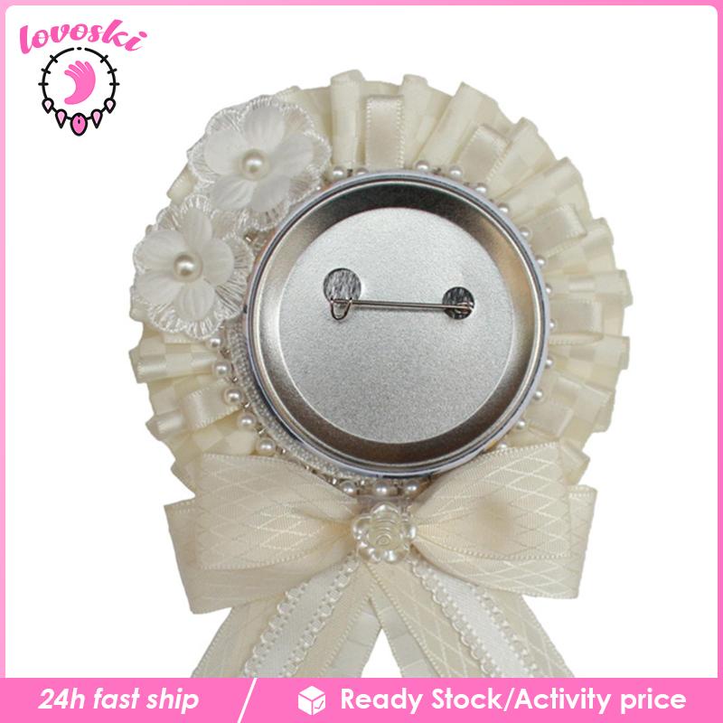 [Lovoski] Giá Đỡ Huy Hiệu Anime Màu Trơn Đa Năng Phong Cách Retro Cho Mũ / Đầm DIY