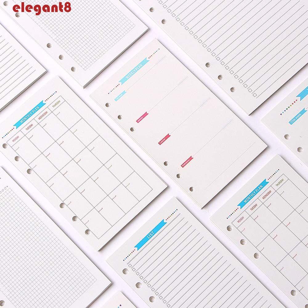 Sổ Tay 6 Lỗ Họa Tiết Lá Cây Dành Cho Văn Phòng Trường Học