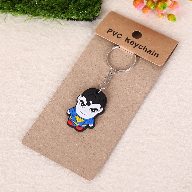 Móc Khóa Silicon Thân Thiện Với Môi Trường Họa Tiết Hoạt Hình Dễ Thương