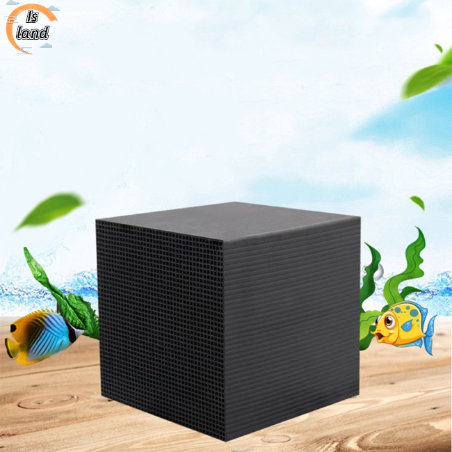 [IS] Bộ Lọc Than Hoạt Tính Hình Khối Cấu Trúc Nước Khử Mùi Hôi Cho Bể Cá