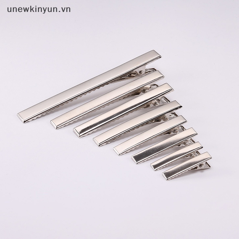 Set 20 Kẹp Tóc Mỏ Vịt DIY Màu Trơn Dành Cho Nữ