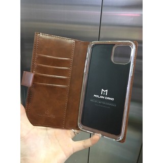 Bao da kèm ví đựng card dành cho iphone 6-7-8-plus-xs-max-iphone 11-11 pro-11 pro max- chính hãng