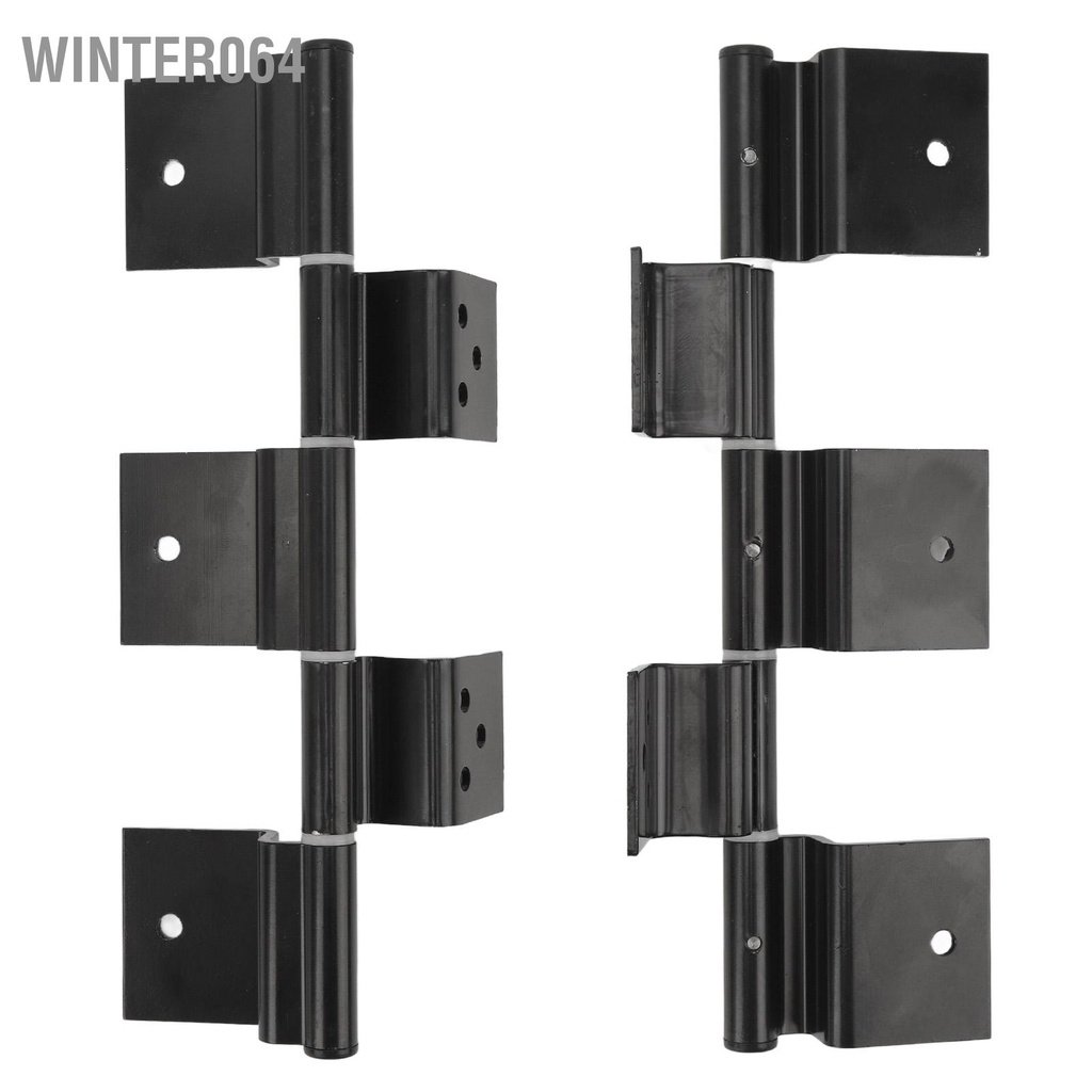 Winter064 2 Chiếc RV Mục Từ Ma Sát Cửa Bản Lề Kim Loại Hoạt Động Êm Cao Cấp Màu Đen Dễ Dàng Lắp Đặt Cho Bánh Xe 5th Kéo Motorhome