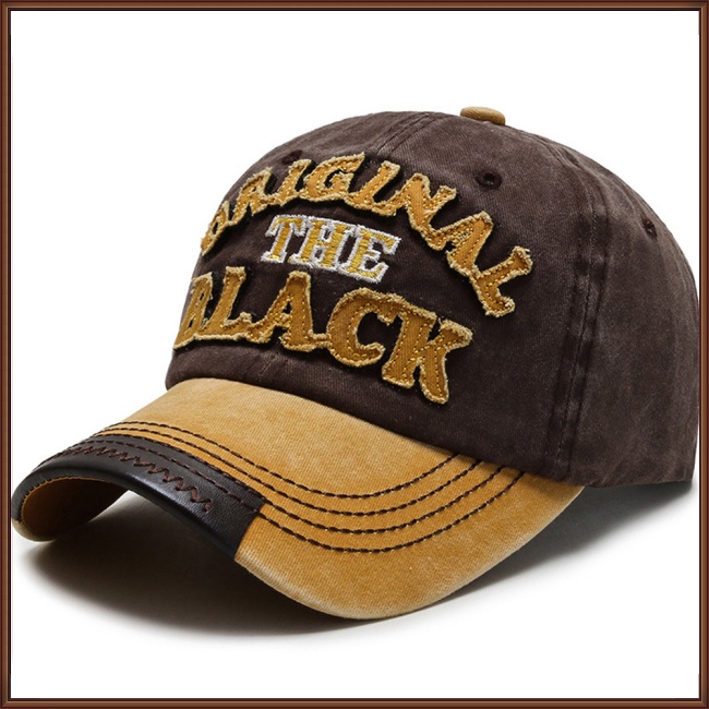 Mũ Lưỡi Trai Vành Cong In Chữ Phong Cách Retro Thời Trang Cho Nam Nữ