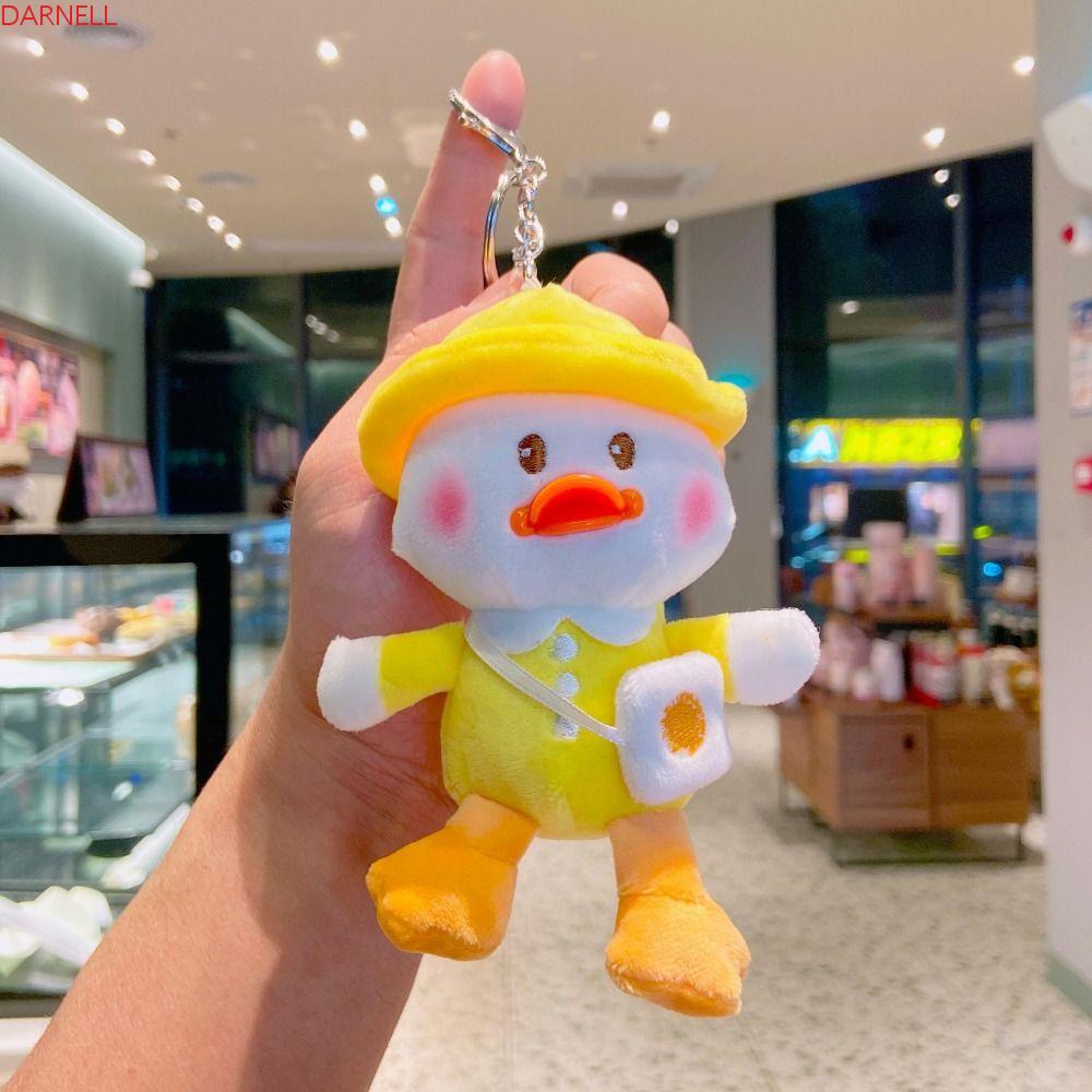 Móc Khóa Vịt Nhồi Bông Hoạt Hình Đáng Yêu
