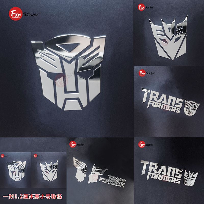 2023 Transformers Autobot Decepticon Autobot Optimus Prime LOGO Điện thoại di động Nhãn dán máy tính