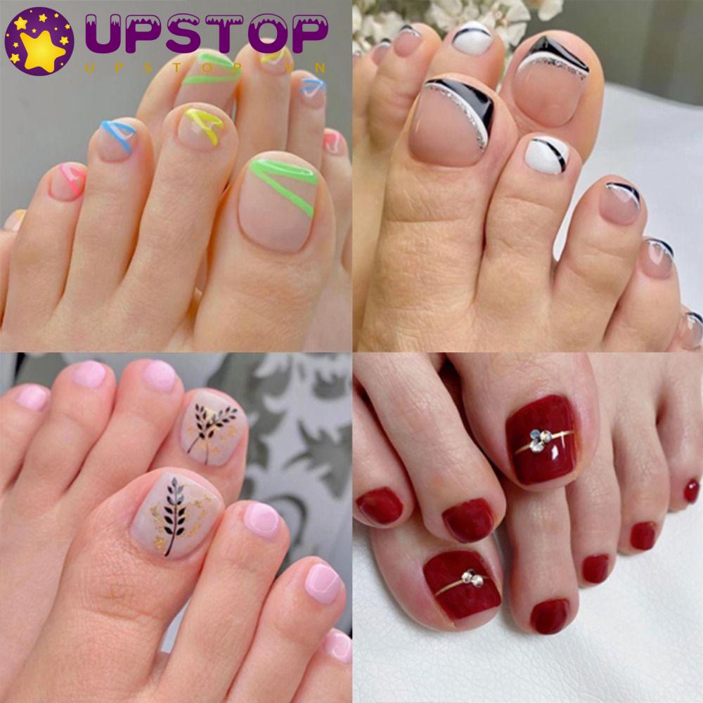 Móng Chân Giả Có Vỏ Bọc Trang Trí Đẹp Mắt