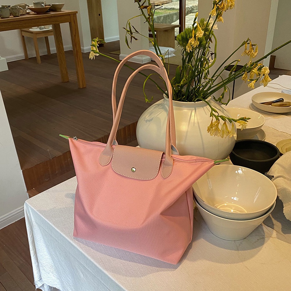 Túi Xách Đeo Vai Bằng Nilon Cỡ Lớn Chống Thấm Nước Cho Nữ