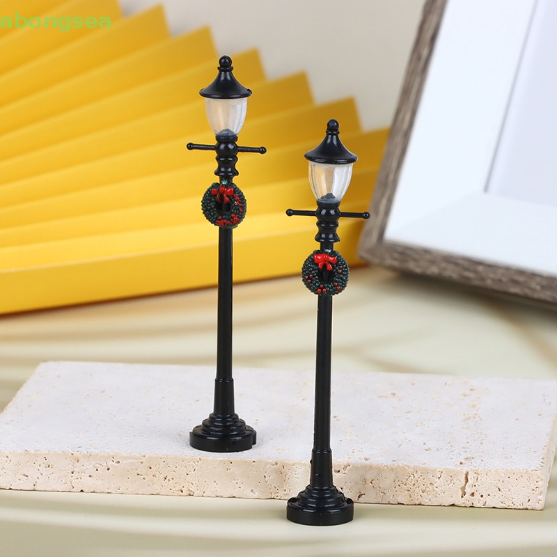 Mô Hình Đèn Đường Mini Tỉ Lệ 1 / 12 Trang Trí Nhà Búp Bê