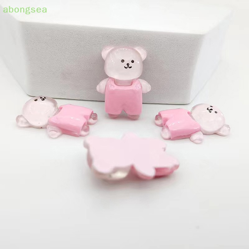 Bộ 5 Tượng Gấu Nhỏ Dạ Quang Trang Trí Nội Thất