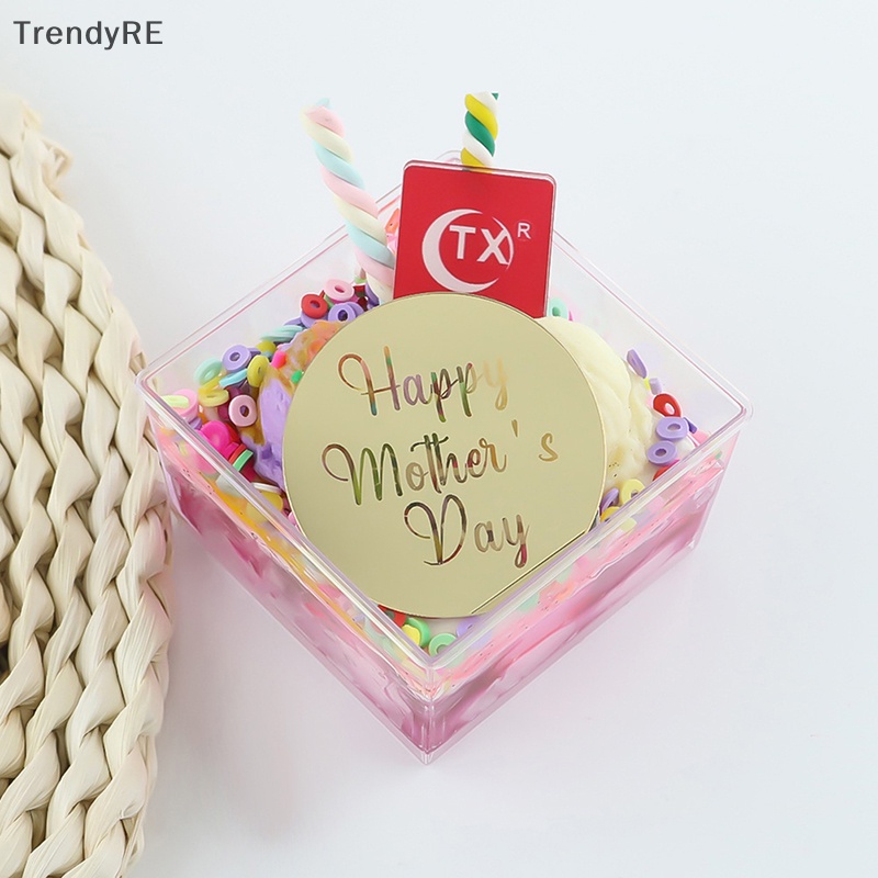 Set 10 Topper Trang Trí Bánh Chữ Happy Mother 'S Day