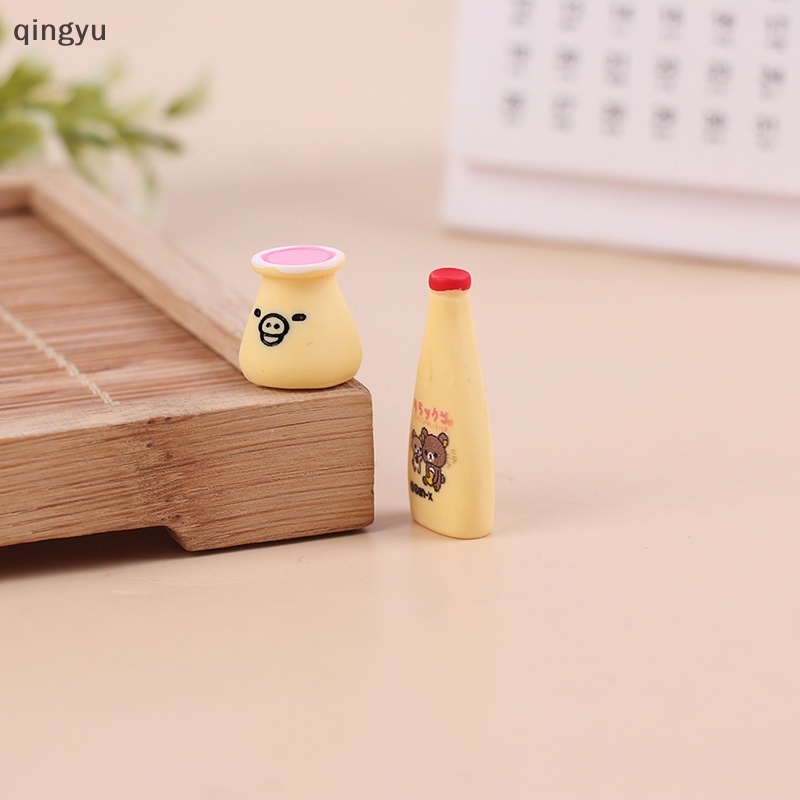 Set 6 Mô Hình Bánh Pudding Mini Tỉ Lệ 1: 12 Trang Trí Nhà Búp Bê