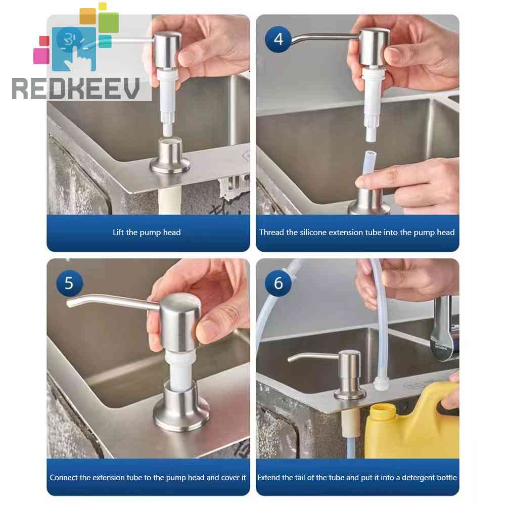 Bộ Ống Nối Dài Vòi Nước Bằng Thép Không Gỉ Tiện Dụng Cho Nhà Bếp