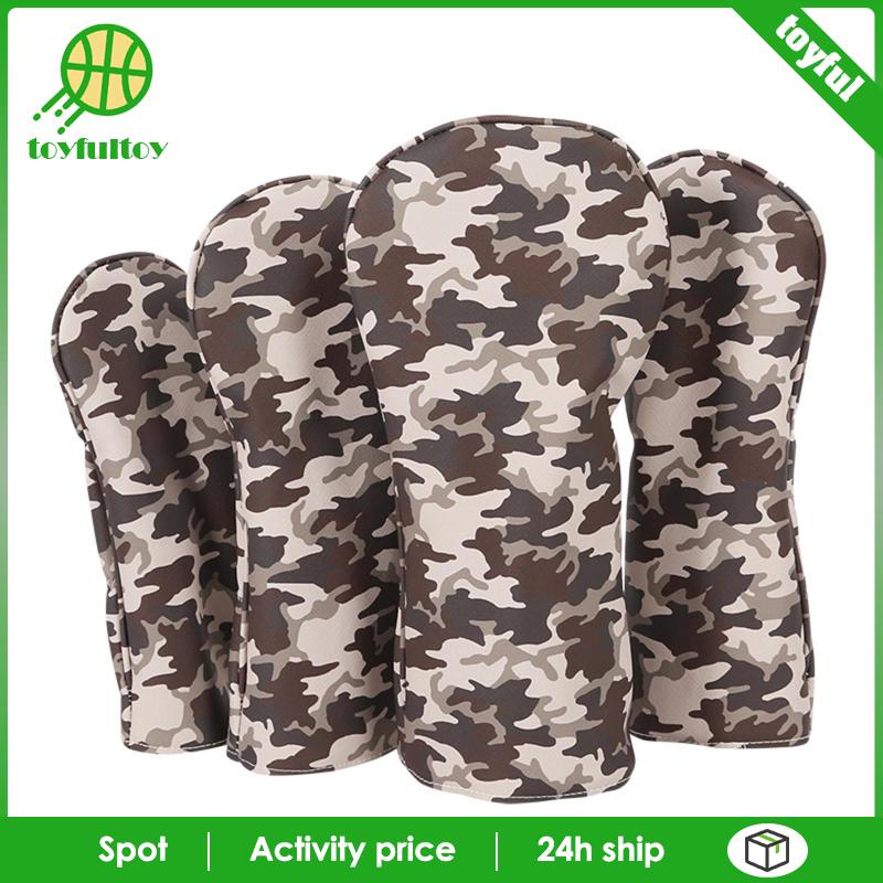 Set 4 Vỏ Bọc Đầu Gậy Đánh Golf Bằng Da Cho Nữ