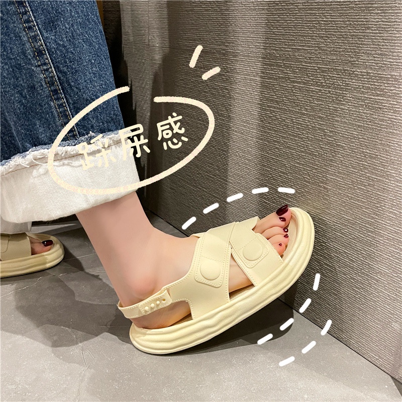 Dép Sandal Nữ Đế Mềm Chống Trượt Phong Cách Hàn Quốc Cho sandal nữ AC746