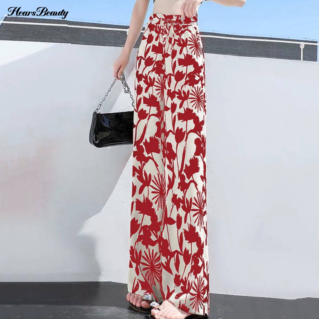 Quần Dài Nữ In Hoa Thời Trang Thanh Lịch