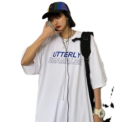 Áo Thun Tay Ngắn Dáng Rộng Phong Cách Hàn Quốc Thời Trang Cho Nữ