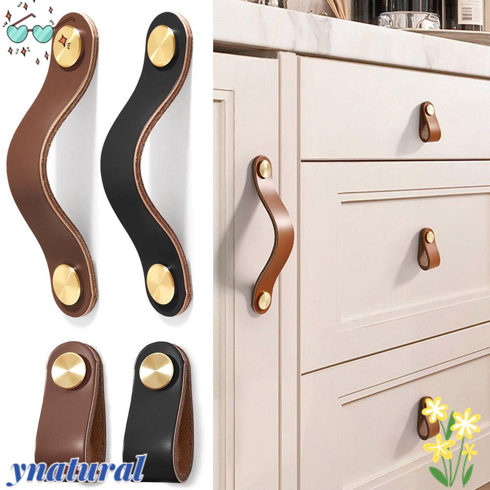 Bộ 2 Tay Nắm Cửa Chất Liệu Da PU Sang Trọng