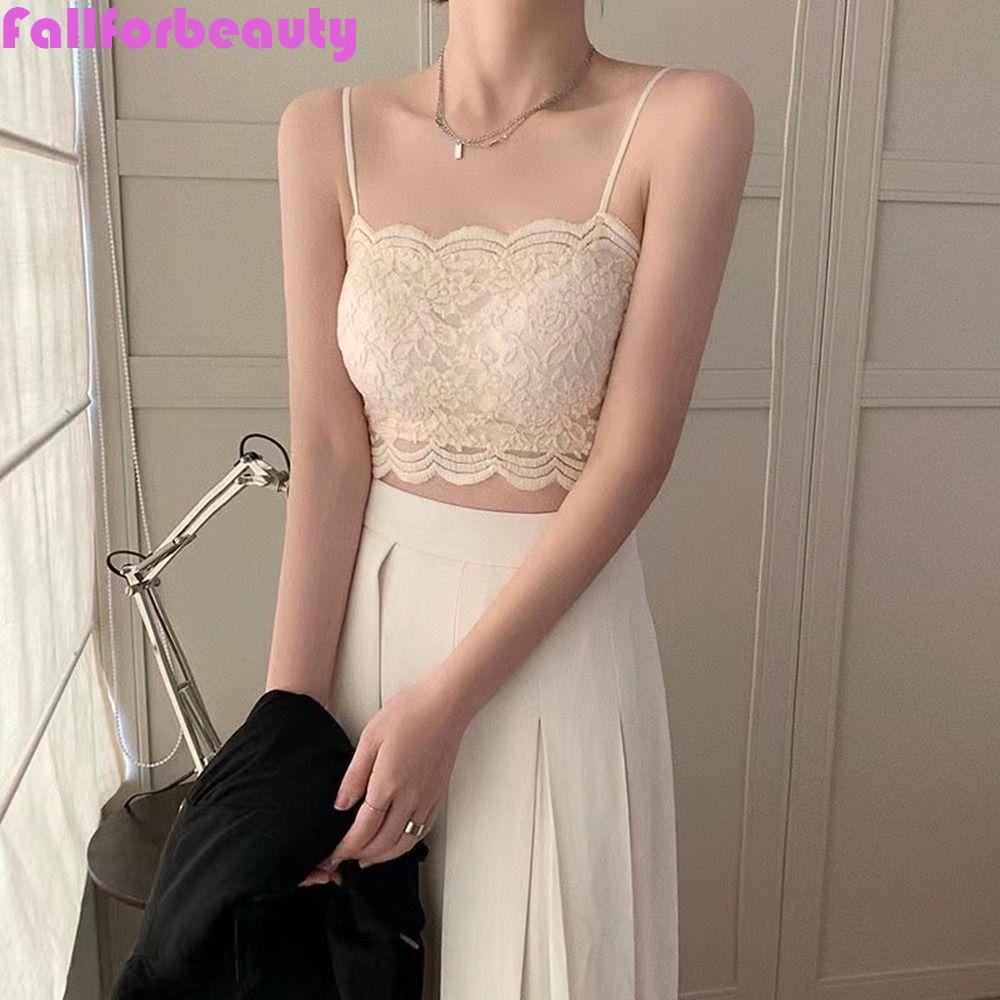 Áo Lót Dạng Ống Màu Trơn Thoáng Khí Họa Tiết Hoa Ngọt Ngào Cho Nữ