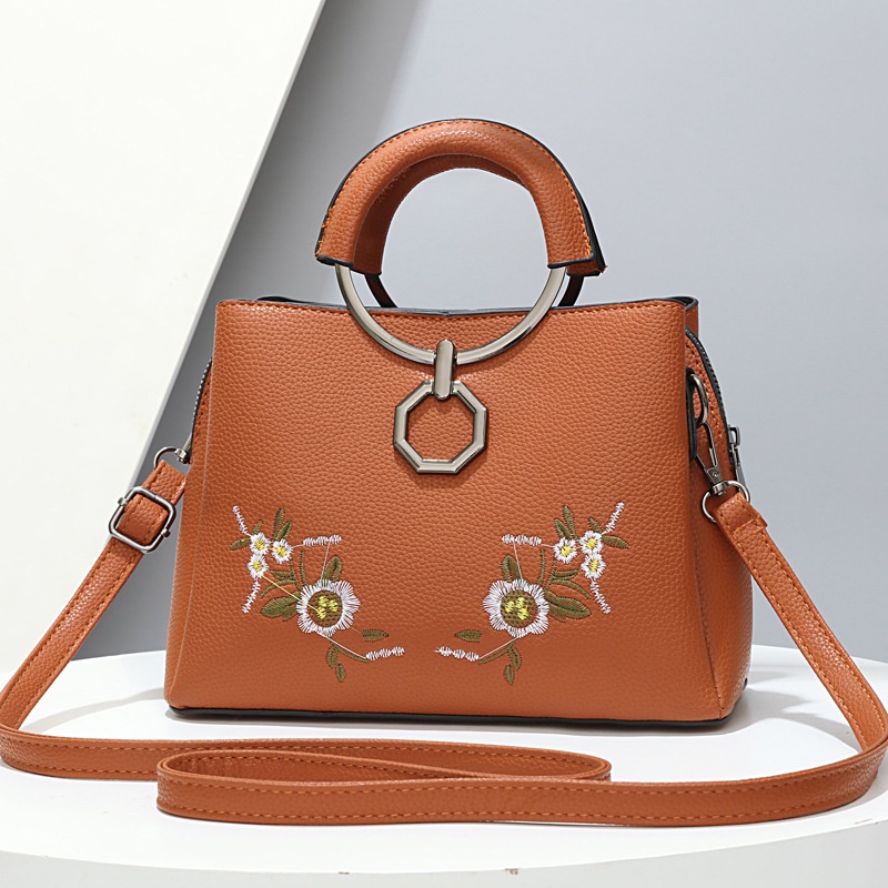 Túi Xách Đeo Vai Thời Trang Hàn Quốc Kiểu Dáng Đơn Giản Sức Chứa Lớn Cho Nữ