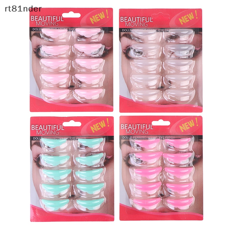 Set 5 Cặp Đệm Silicone Mềm Hỗ Trợ Uốn Cong Lông Mi M1 M2 L