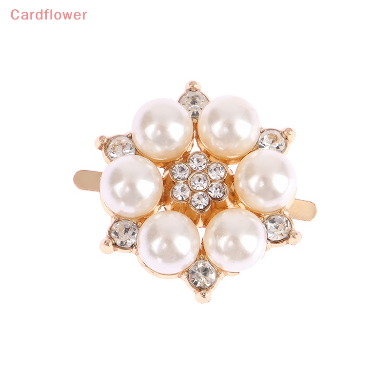 1 Khóa Kẹp Giày Cao Gót Đính Đá &amp; Ngọc Trai Giả Mới