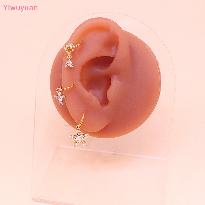 < Yiwuyuan > Khuyên Đeo Mũi / Mắt / Tai Đa Năng Hình Trái Tim / Cánh Bướm Bằng Thép Không Gỉ Mới