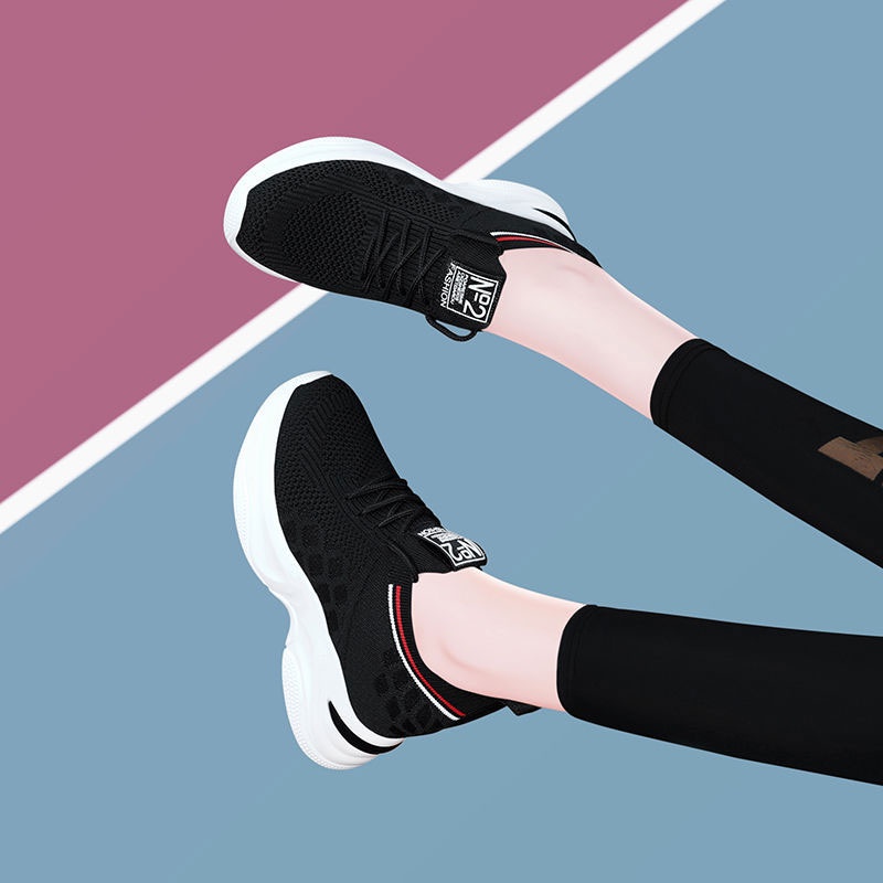 Giày Thể Thao Phối Lưới Thoáng Khí Thời Trang Cho Nữ