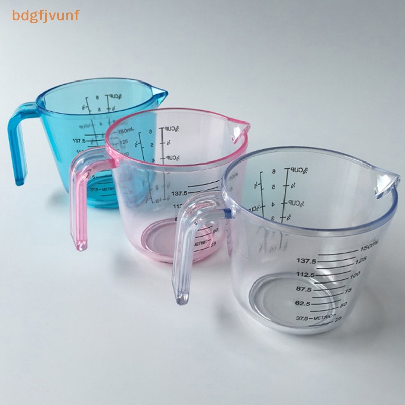 Cốc Đong Bằng Nhựa Trong Suốt Có Tay Cầm Thể Tích 150ml