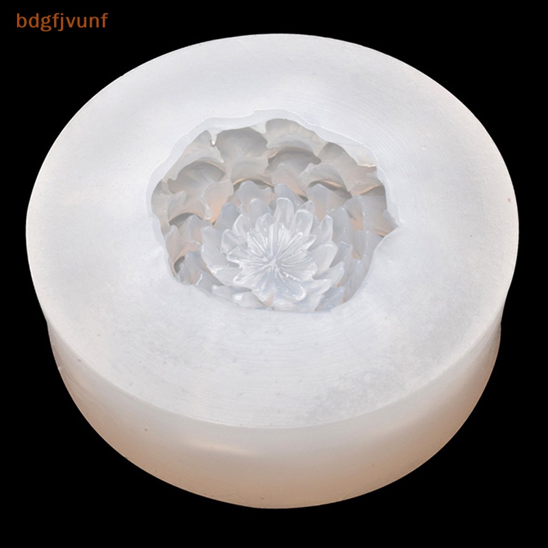 1 Khuôn Silicon Làm Bánh Kẹo Hình Hoa Mẫu Đơn 3D 8.8Cm