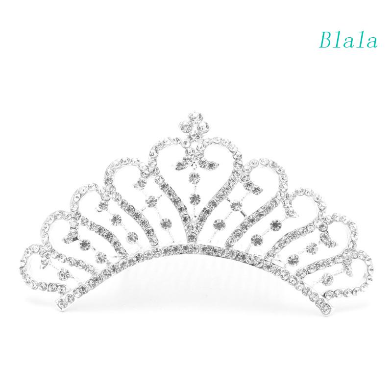 Lược Cài Tóc Hình Vương Miện Đính Đá Pha Lê Cho Cô Dâu Và Cô Dâu