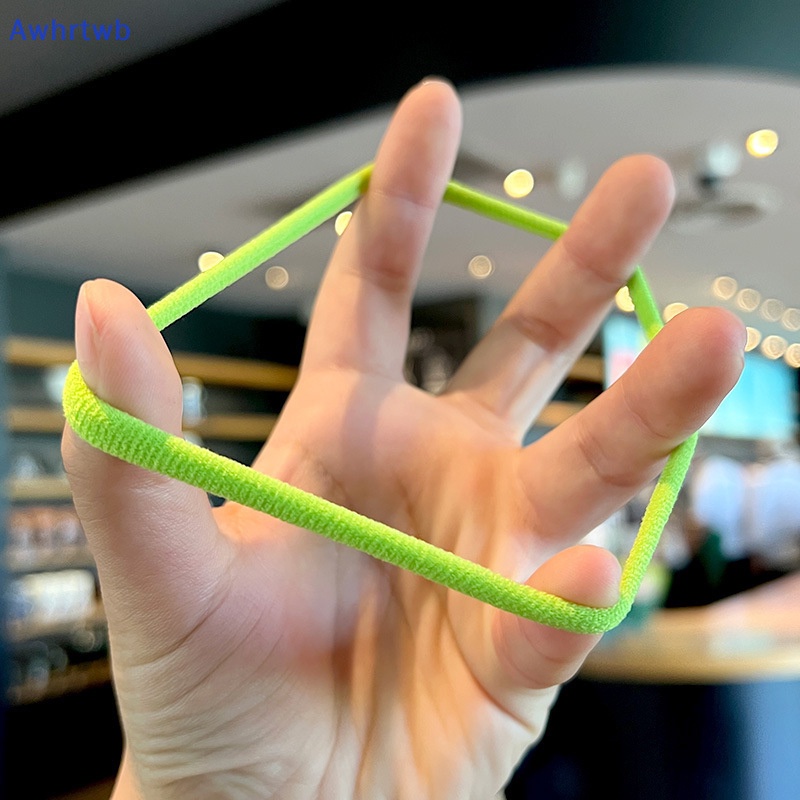 Hộp 24 Dây Buộc Tóc Co Giãn Không Đau Cho Bé Gái Mới