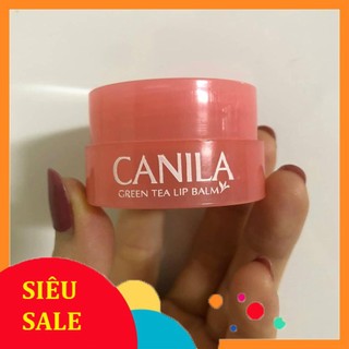 Dưỡng hồng môi matcha dạng hũ son dưỡng lip balm